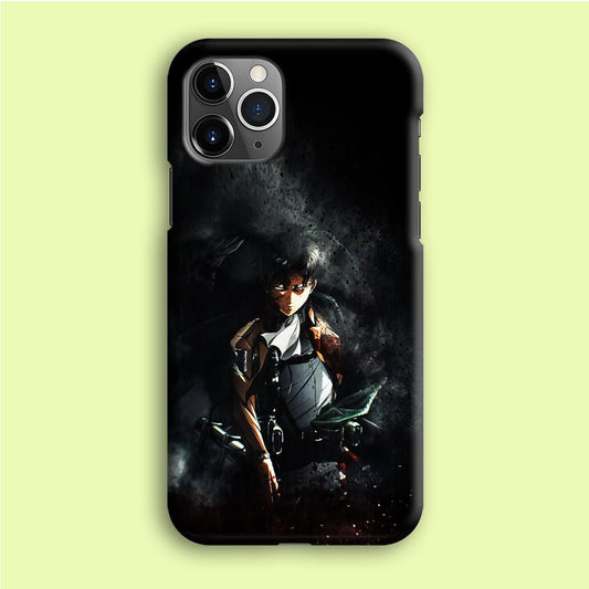 Levi Ackerman Shingeki no Kyojin iPhone 12 Pro Case-Plastic / Full Wrap (3D Case)-Xtracase