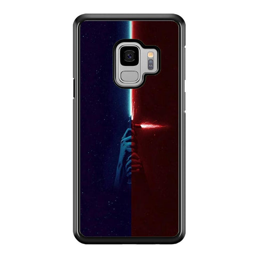 Lightsaber Blue Red Star Wars Samsung Galaxy S9 Case-Plastic / Full Wrap (3D Case)-Xtracase