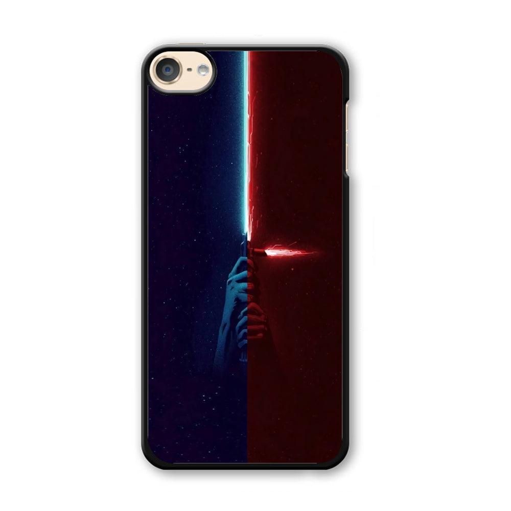 Lightsaber Blue Red Star Wars iPod Touch 6 Case-Plastic / Full Wrap (3D Case)-Xtracase