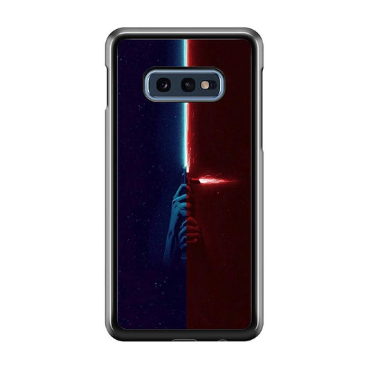 Lightsaber Blue Red Star Wars Samsung Galaxy S10E Case-Plastic / Full Wrap (3D Case)-Xtracase