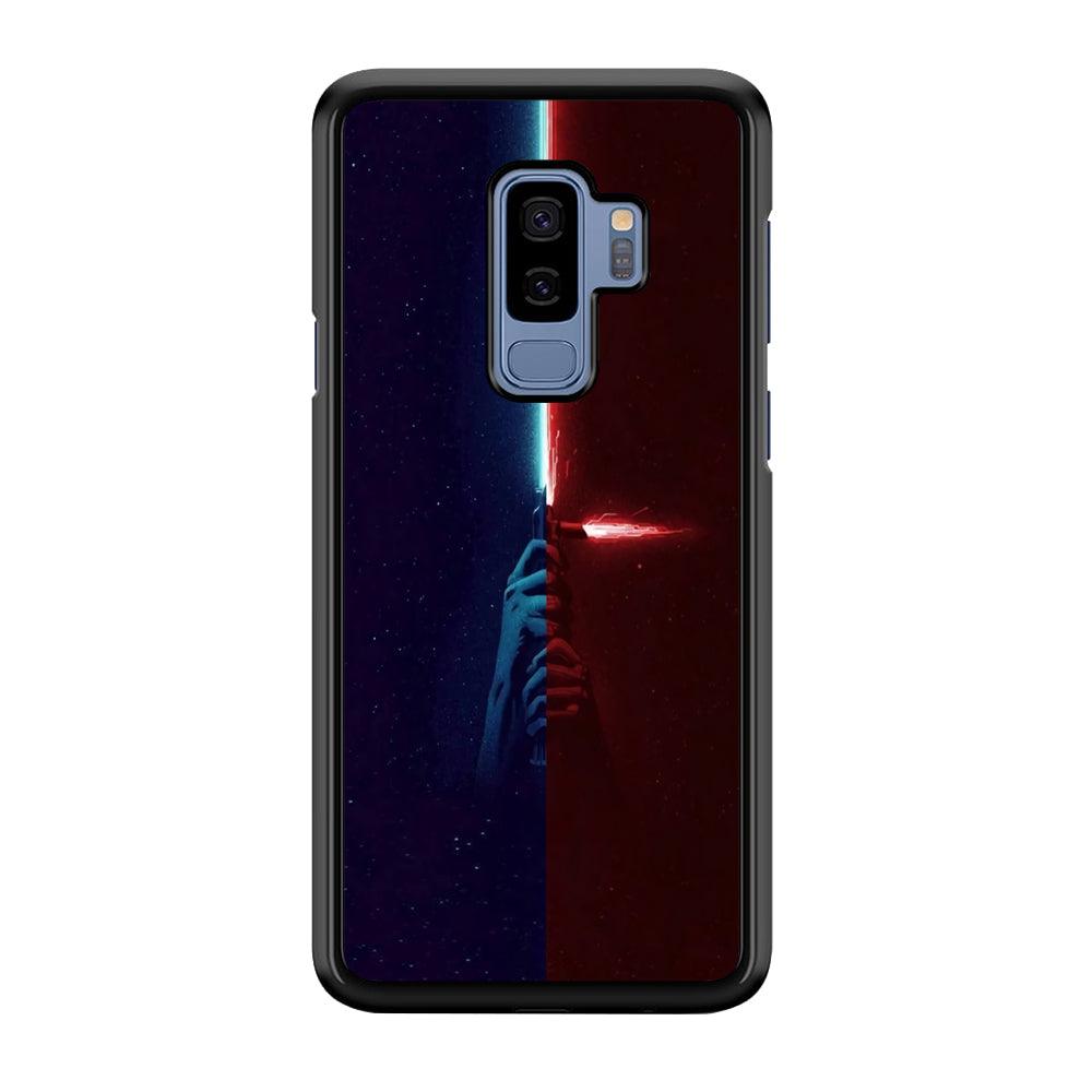 Lightsaber Blue Red Star Wars Samsung Galaxy S9 Plus Case-Plastic / Full Wrap (3D Case)-Xtracase