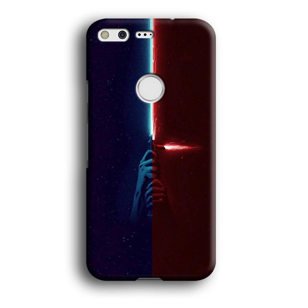 Lightsaber Blue Red Star Wars Google Pixel XL 3D Case-Xtracase
