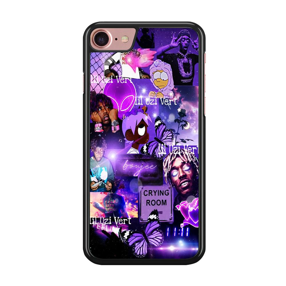 Lil Uzi Vert Aesthetic iPhone SE 2020 Case-Rubber / Black (2D Case)-Xtracase