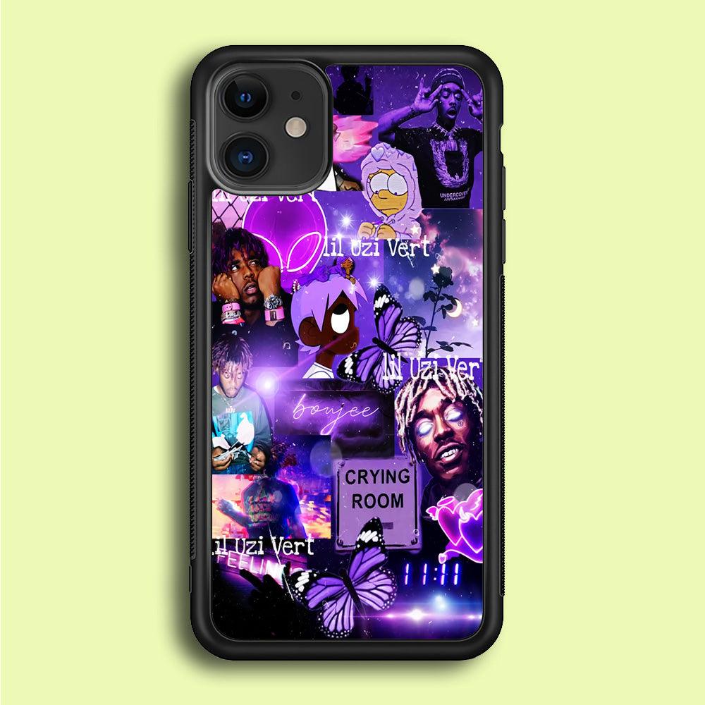 Lil Uzi Vert Aesthetic iPhone 12 Mini Case-Rubber / Black (2D Case)-Xtracase