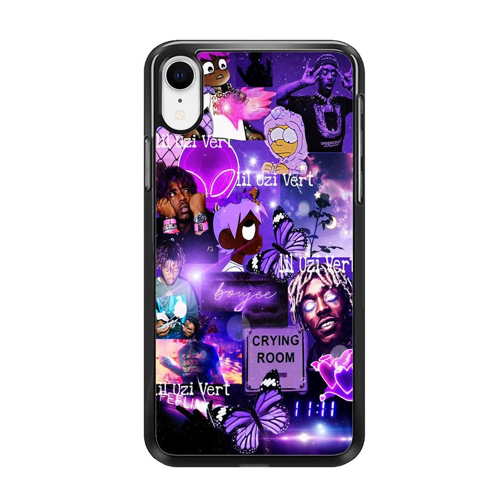 Lil Uzi Vert Aesthetic iPhone XR Case-Rubber / Black (2D Case)-Xtracase