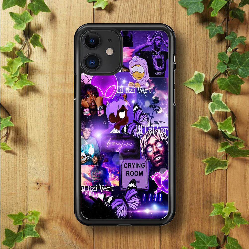 Lil Uzi Vert Aesthetic iPhone 11 Case-Rubber / Black (2D Case)-Xtracase