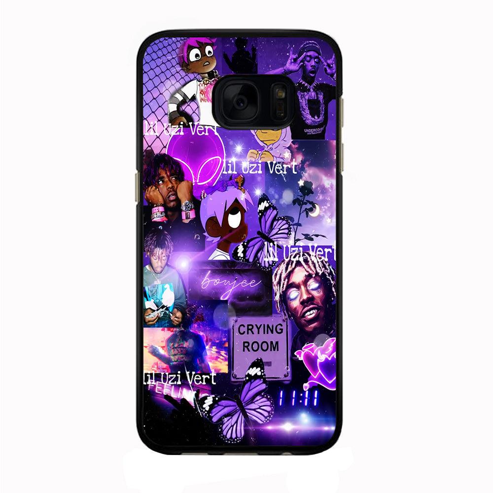 Lil Uzi Vert Aesthetic Samsung Galaxy S7 Edge Case-Rubber / Black (2D Case)-Xtracase