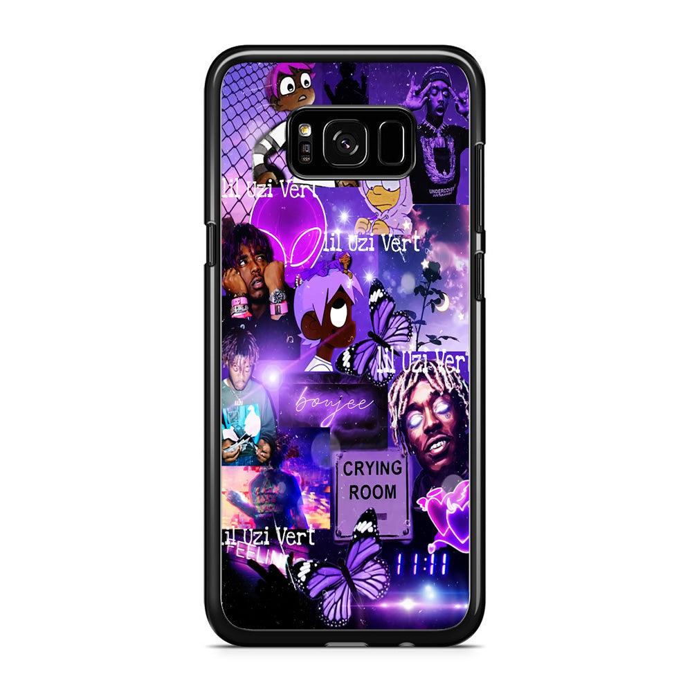 Lil Uzi Vert Aesthetic Samsung Galaxy S8 Case-Rubber / Black (2D Case)-Xtracase
