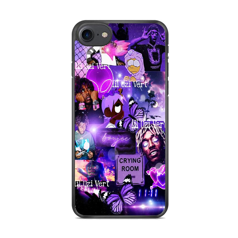 Lil Uzi Vert Aesthetic iPhone 8 Case-Rubber / Black (2D Case)-Xtracase