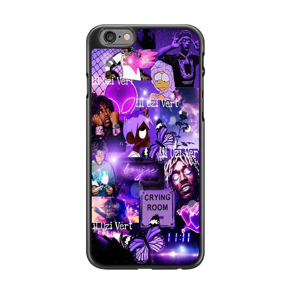 Lil Uzi Vert Aesthetic iPhone 6 | 6s Case-Rubber / Black (2D Case)-Xtracase