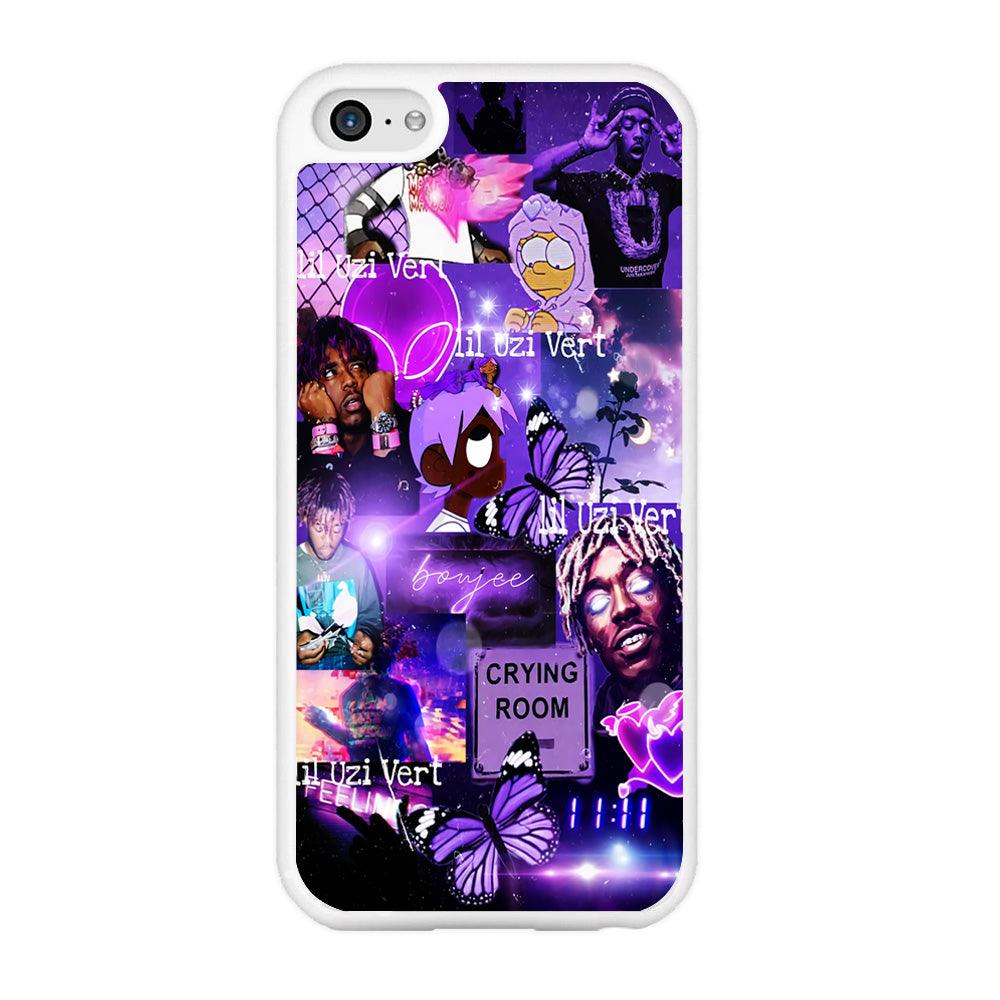 Lil Uzi Vert Aesthetic iPhone 5 | 5s Case-Rubber / White (2D Case)-Xtracase