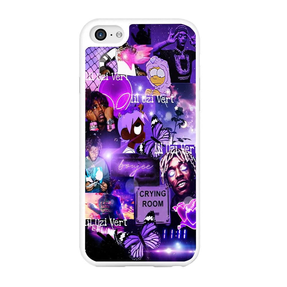 Lil Uzi Vert Aesthetic iPhone 6 | 6s Case-Rubber / White (2D Case)-Xtracase