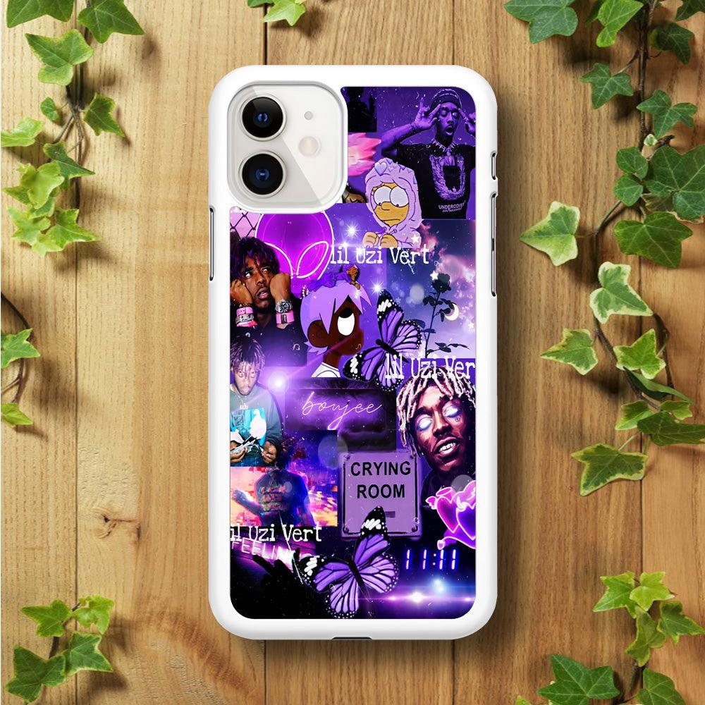Lil Uzi Vert Aesthetic iPhone 11 Case-Rubber / White (2D Case)-Xtracase