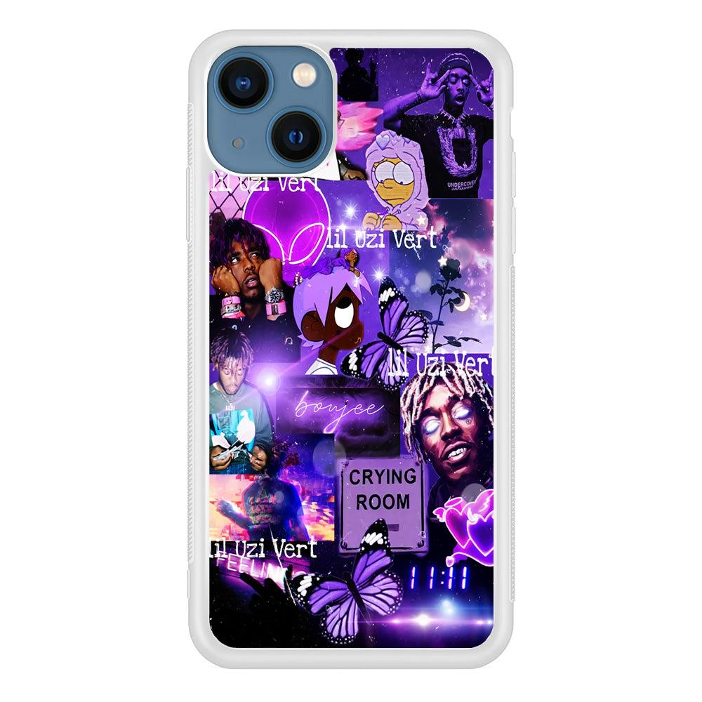 Lil Uzi Vert Aesthetic iPhone 13 Mini Case-Rubber / White (2D Case)-Xtracase
