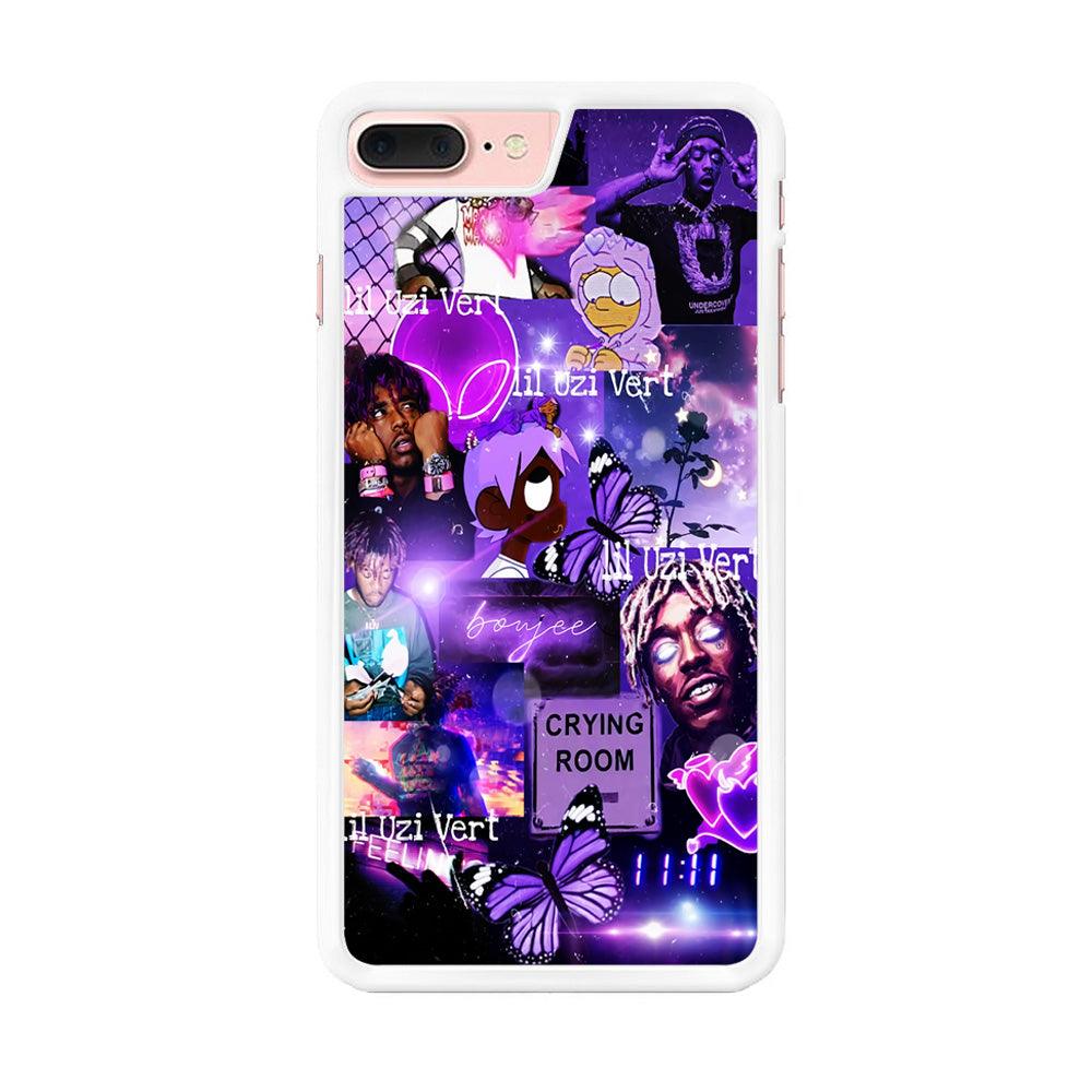 Lil Uzi Vert Aesthetic iPhone 8 Plus Case-Rubber / White (2D Case)-Xtracase