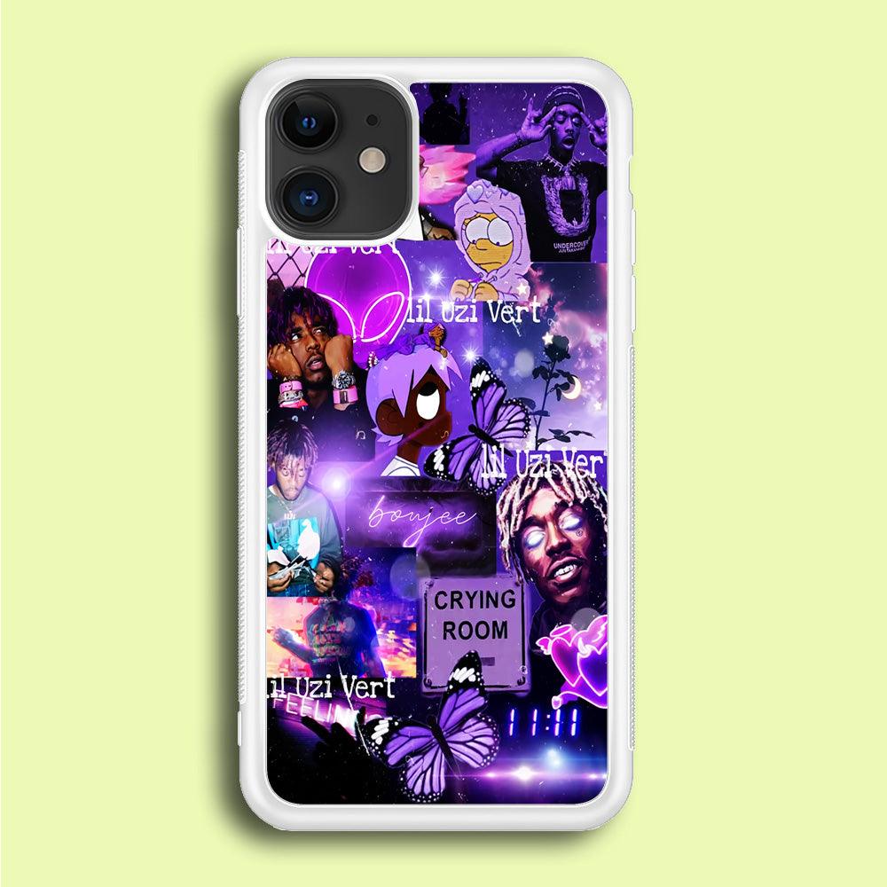 Lil Uzi Vert Aesthetic iPhone 12 Mini Case-Rubber / White (2D Case)-Xtracase