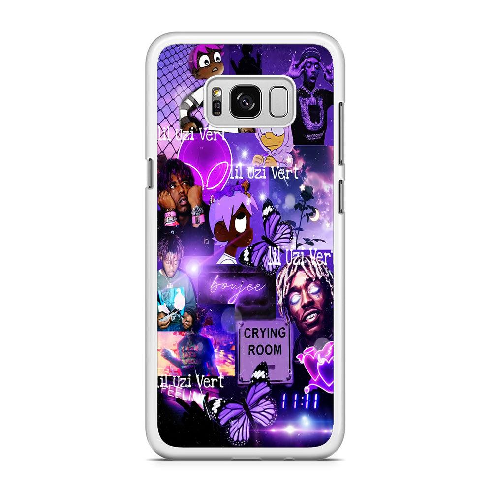 Lil Uzi Vert Aesthetic Samsung Galaxy S8 Case-Rubber / White (2D Case)-Xtracase