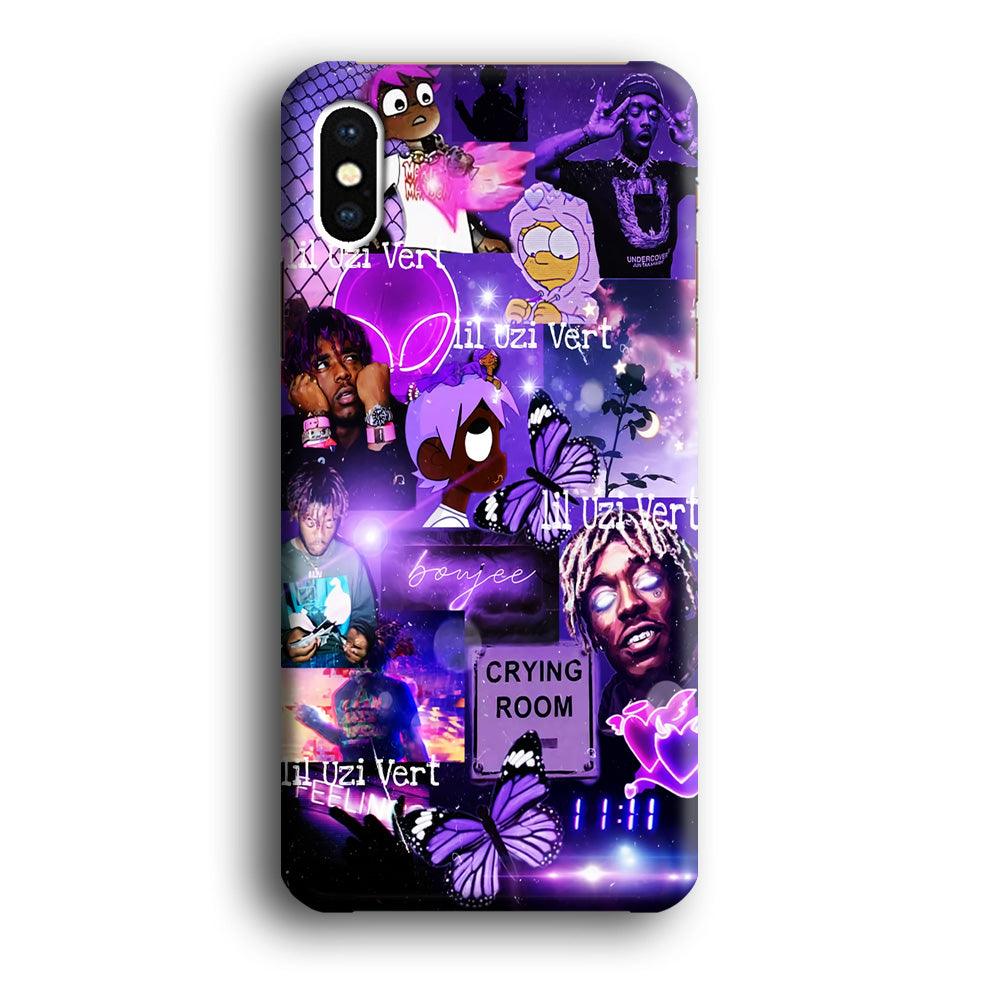 Lil Uzi Vert Aesthetic iPhone Xs Max Case-Plastic / Full Wrap (3D Case)-Xtracase