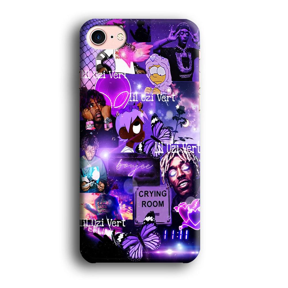 Lil Uzi Vert Aesthetic iPhone 8 Case-Plastic / Full Wrap (3D Case)-Xtracase