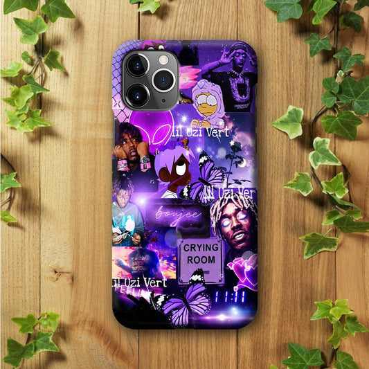 Lil Uzi Vert Aesthetic iPhone 11 Pro Max Case-Plastic / Full Wrap (3D Case)-Xtracase
