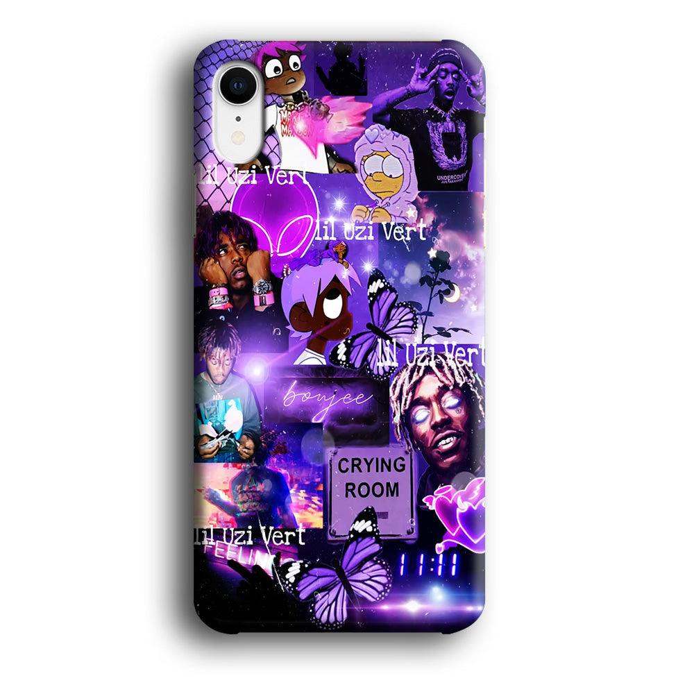 Lil Uzi Vert Aesthetic iPhone XR Case-Plastic / Full Wrap (3D Case)-Xtracase