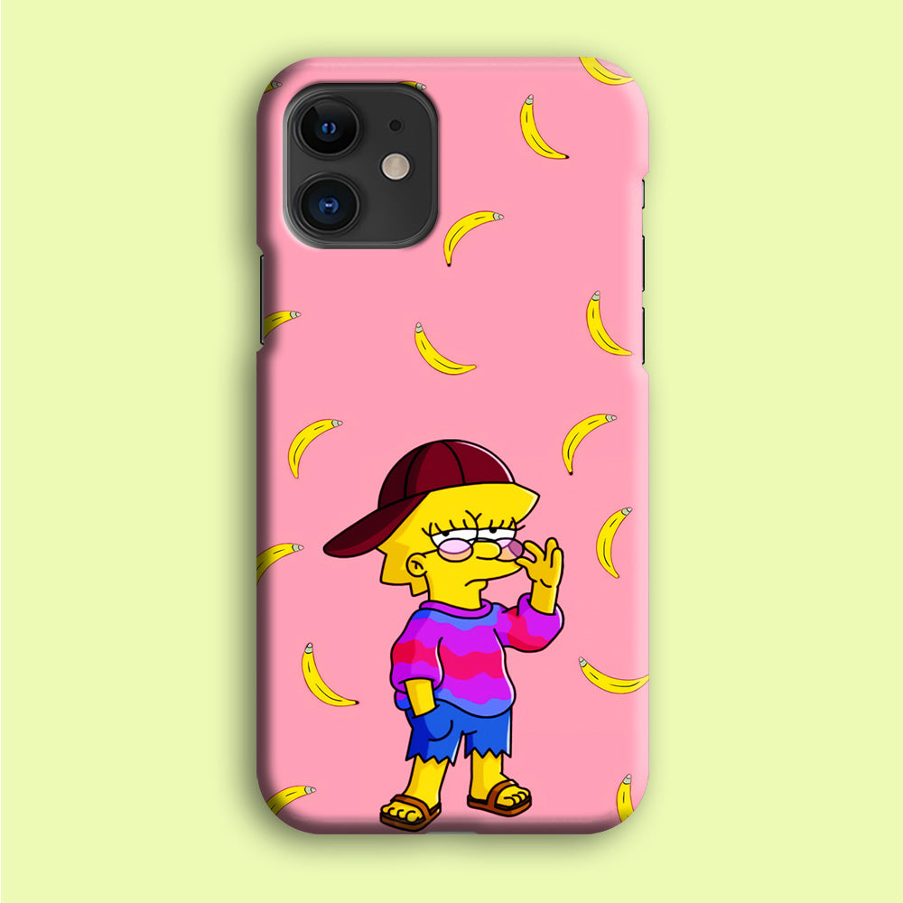 Lisa Simpson Banana iPhone 12 Case