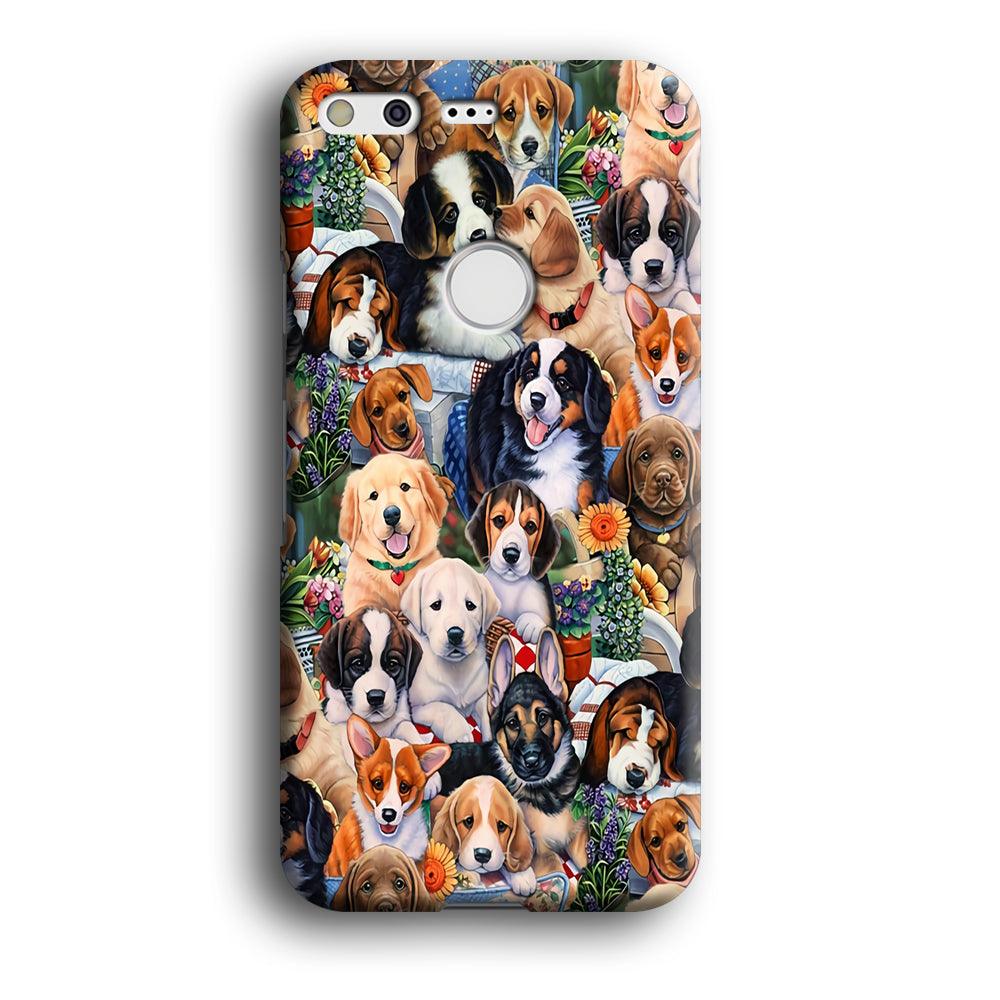 Lots of Cute Dogs Google Pixel XL 3D Case-Xtracase