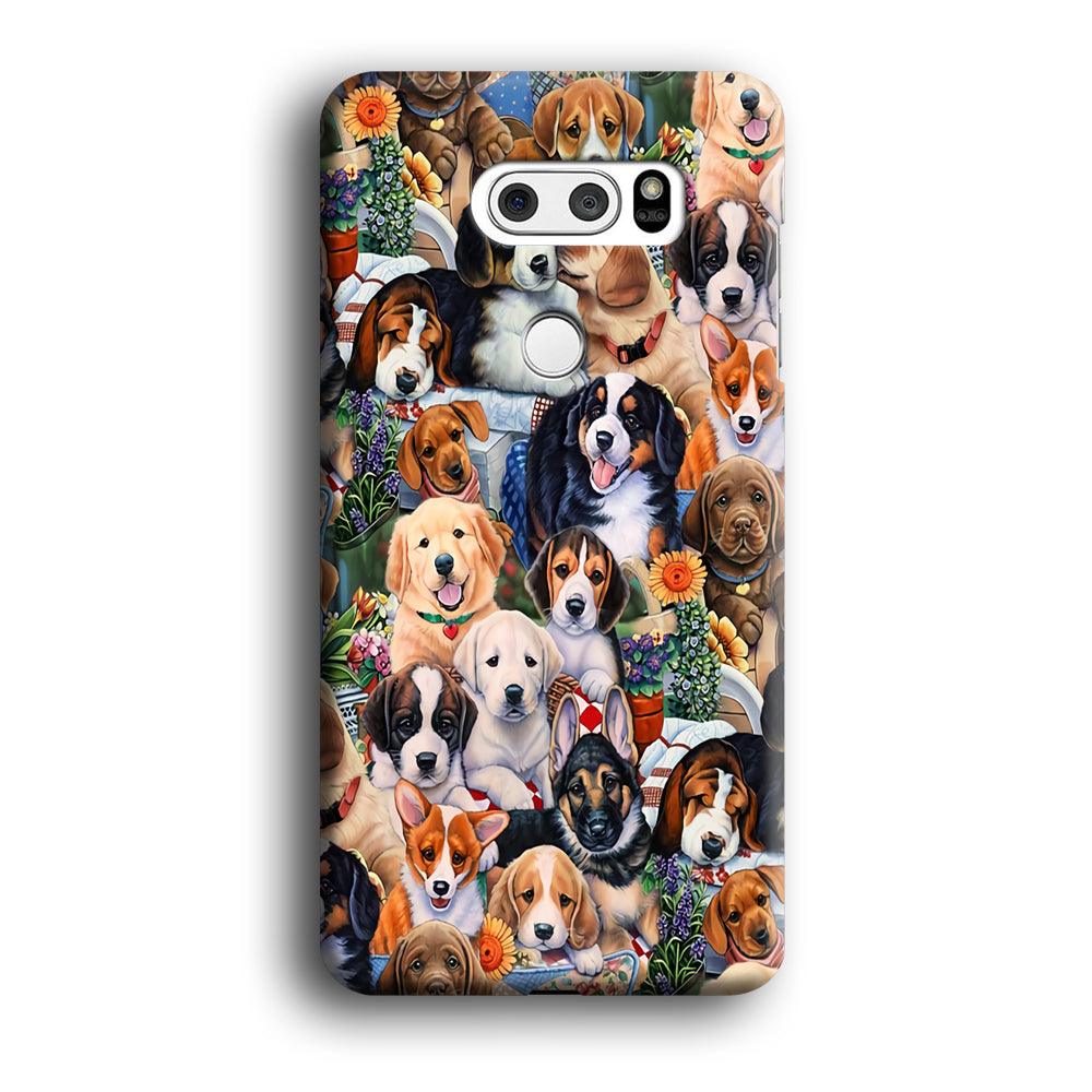 Lots of Cute Dogs LG V30 3D Case-Xtracase