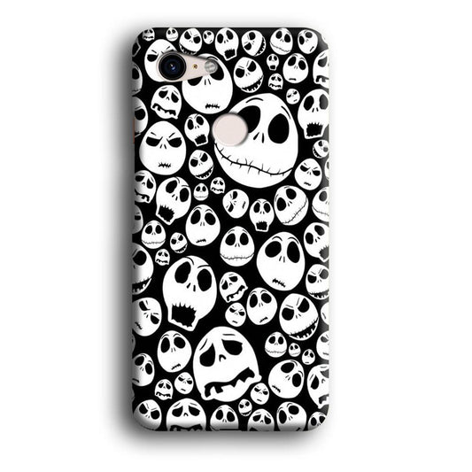 Lots of Face Doodle Google Pixel 3 XL 3D Case-Xtracase