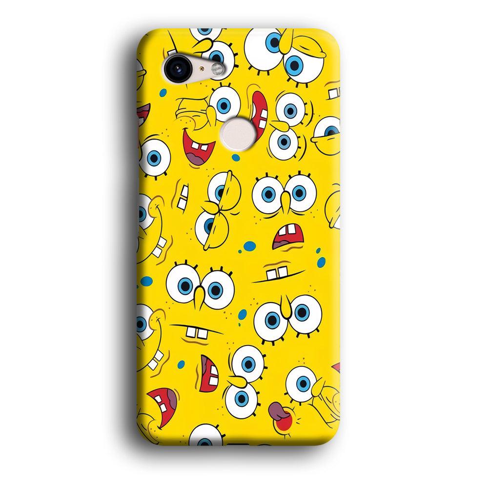 Lots of Face Spongebob Google Pixel 3 XL 3D Case-Xtracase