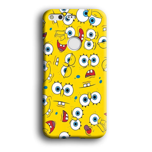 Lots of Face Spongebob Google Pixel XL 3D Case-Xtracase