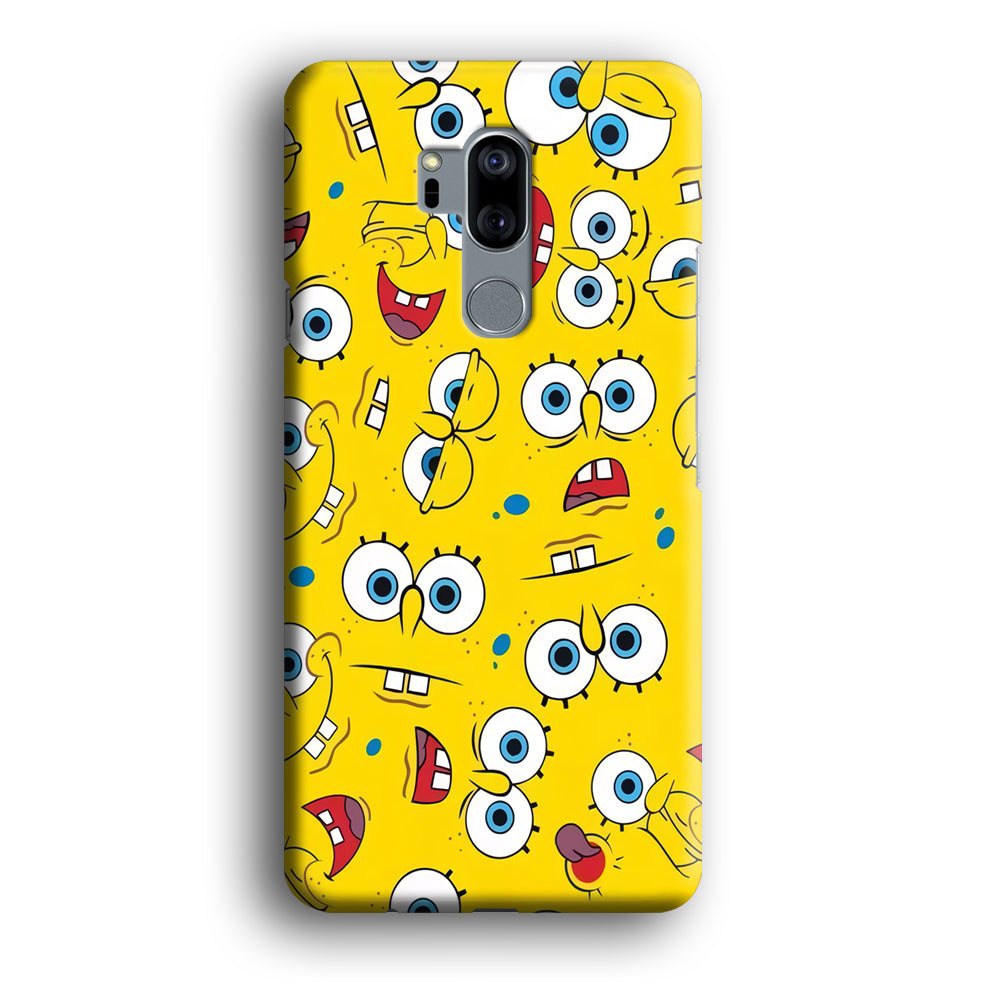 Lots of Face Spongebob LG G7 ThinQ 3D Case