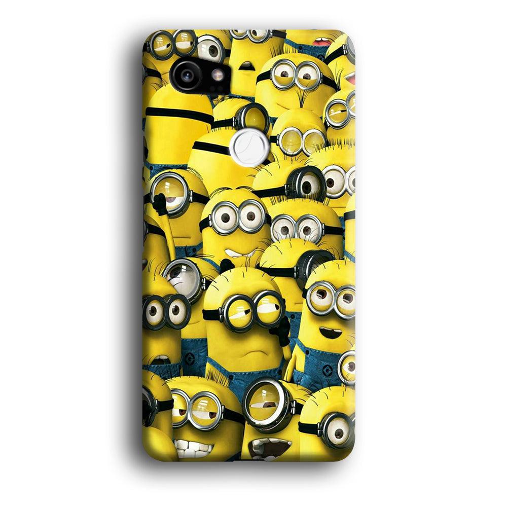 Lots of Minion Google Pixel 2 XL 3D Case-Xtracase