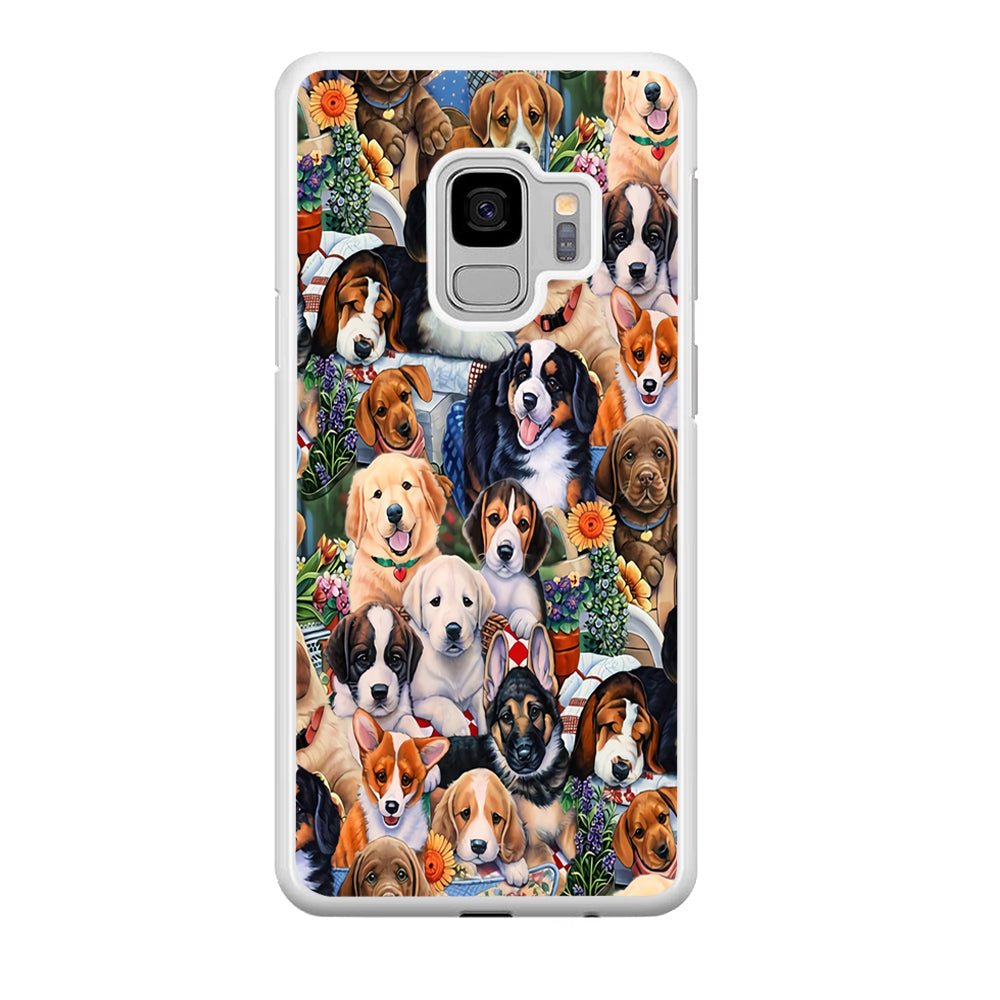Lots of Cute Dogs Samsung Galaxy S9 Case
