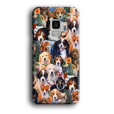 Lots of Cute Dogs Samsung Galaxy S9 Case