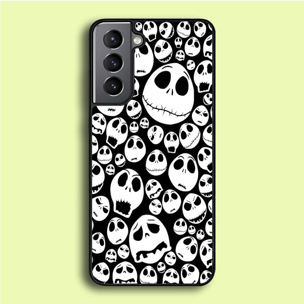 Lots of Face Doodle Samsung Galaxy A16 Case-Rubber / White (2D Case)-Xtracase