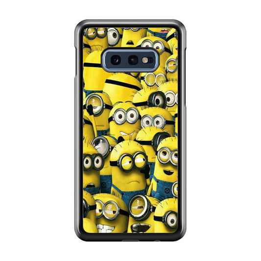 Lots of Minion Samsung Galaxy S10E Case-Plastic / Full Wrap (3D Case)-Xtracase