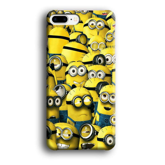 Lots of Minion iPhone 8 Plus Case-Plastic / Full Wrap (3D Case)-Xtracase