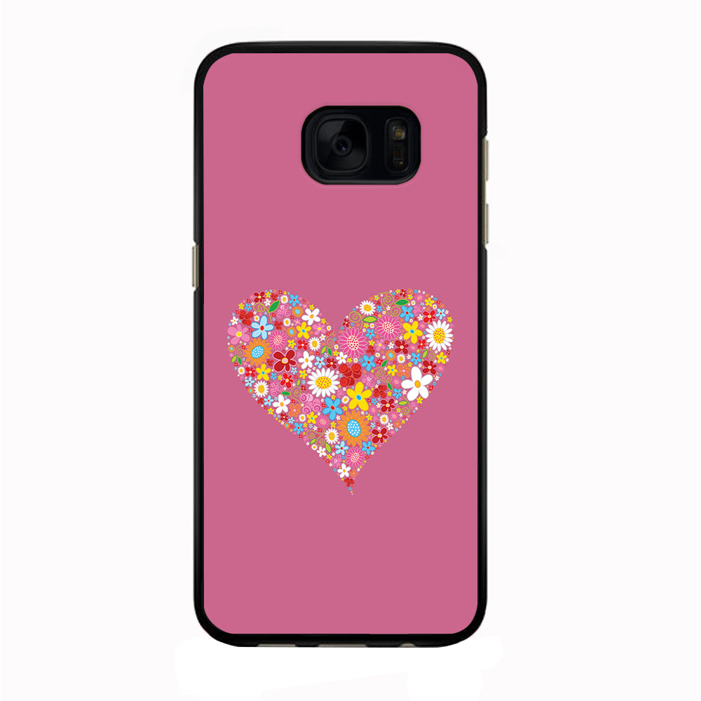 Love Flower Samsung Galaxy S7 Edge Case