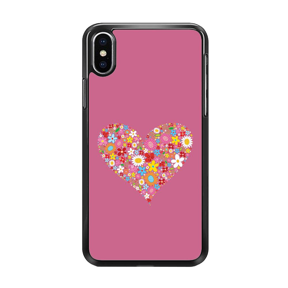 Love Flower iPhone Xs Case