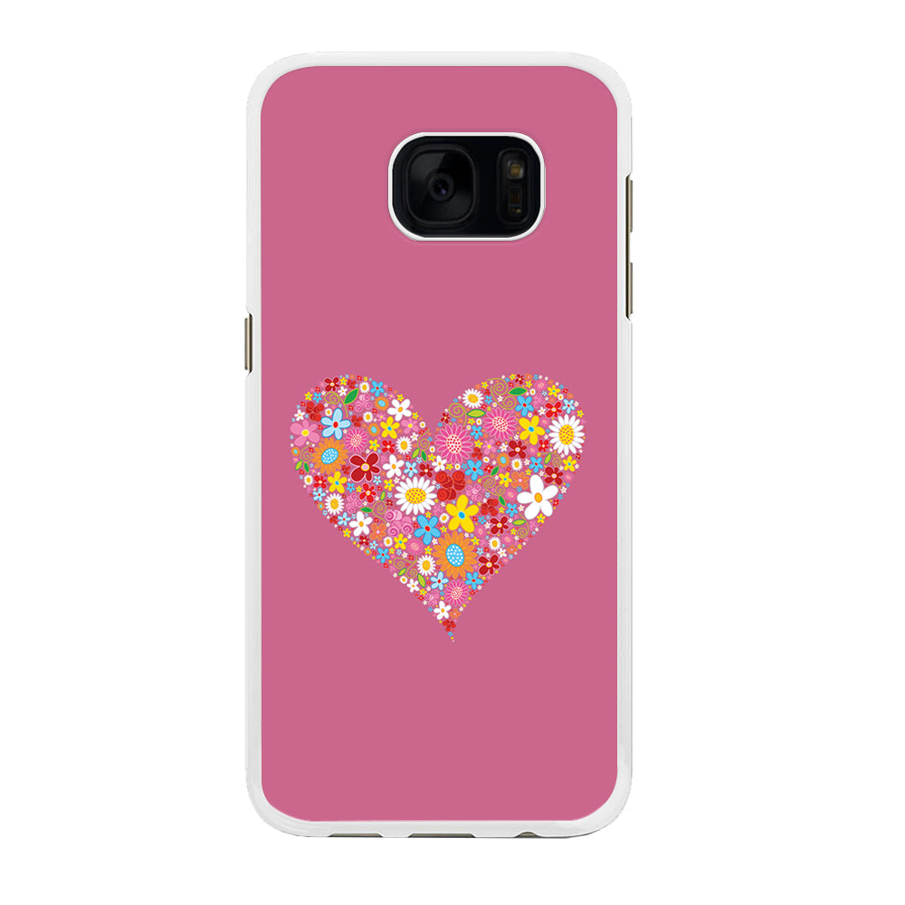 Love Flower Samsung Galaxy S7 Edge Case