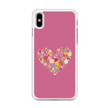 Load image into Gallery viewer, Love Flower iPhone Xs Case