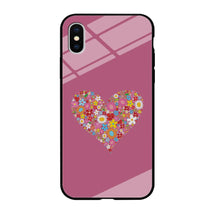Load image into Gallery viewer, Love Flower iPhone X Case