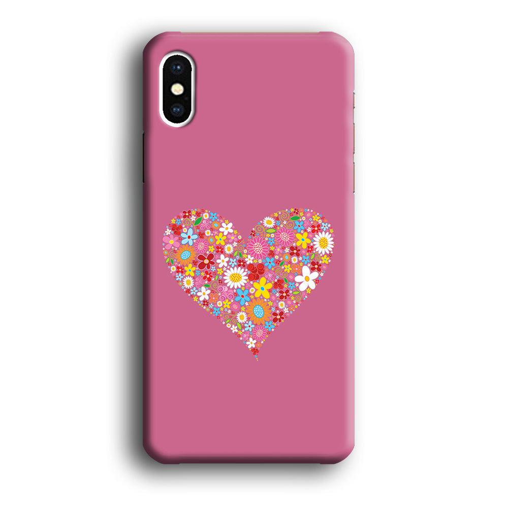 Love Flower iPhone Xs Max Case