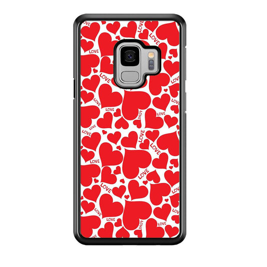 Love Full Case Samsung Galaxy S9 Case-Plastic / Full Wrap (3D Case)-Xtracase