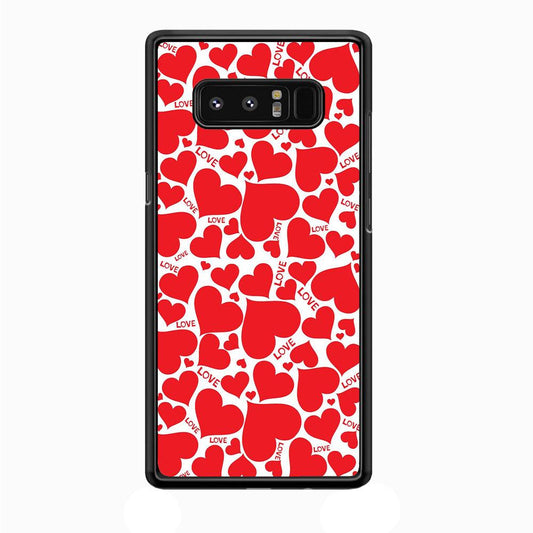 Love Full Case Samsung Galaxy Note 8 Case-Plastic / Full Wrap (3D Case)-Xtracase