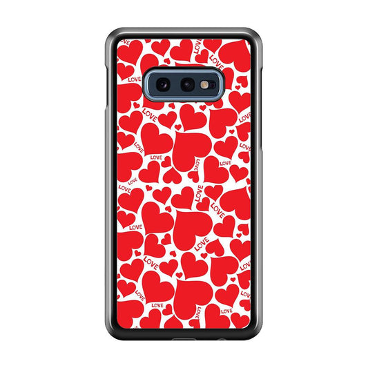 Love Full Case Samsung Galaxy S10E Case-Plastic / Full Wrap (3D Case)-Xtracase