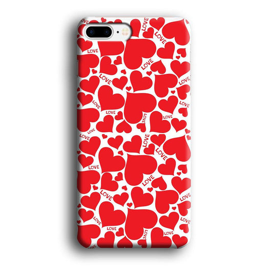 Love Full Case iPhone 7 Plus Case-Plastic / Full Wrap (3D Case)-Xtracase