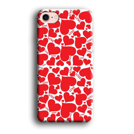 Love Full Case iPhone 7 Case-Plastic / Full Wrap (3D Case)-Xtracase