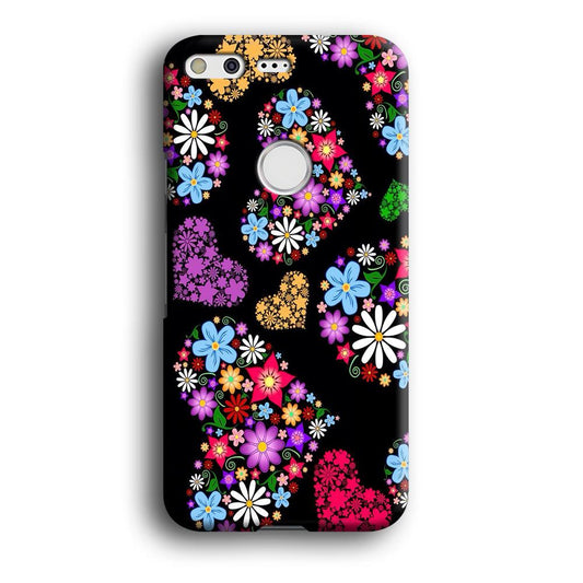 Love Colorfull Flower Google Pixel XL 3D Case-Xtracase
